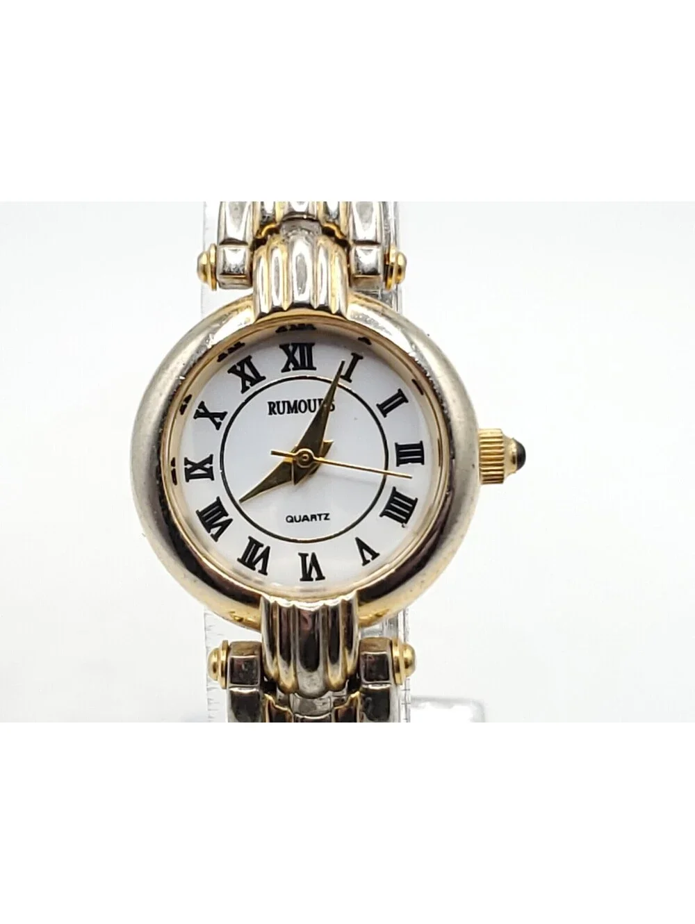 Rumours Quartz Watch New Battey Two-Tone White Dial 20mm